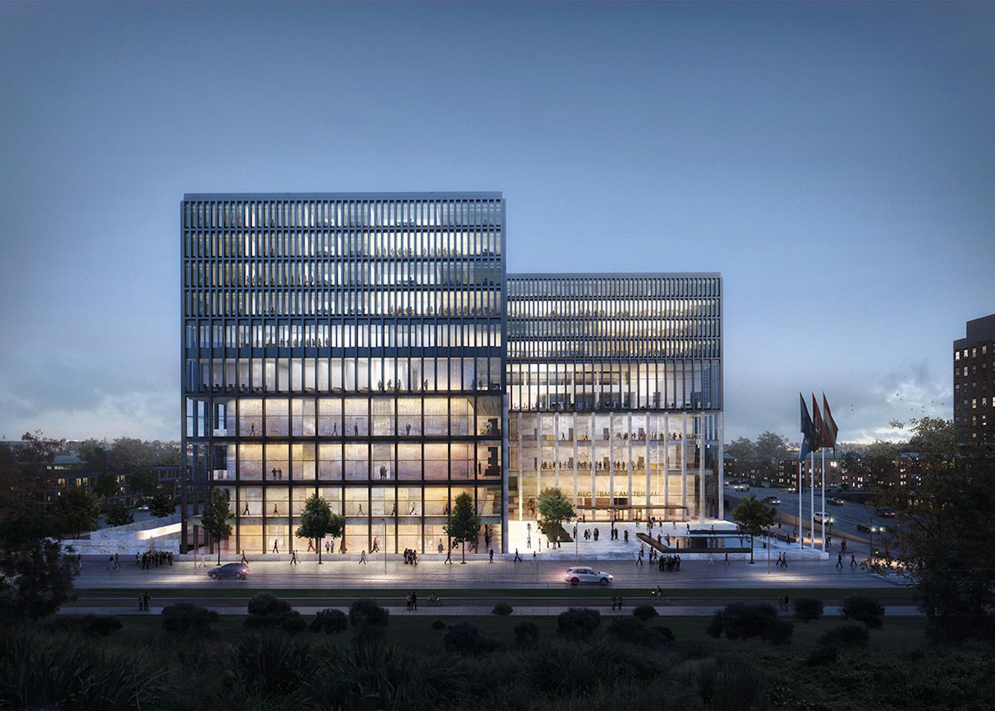 Een gloednieuwe rechtbank in Amsterdam: NACH